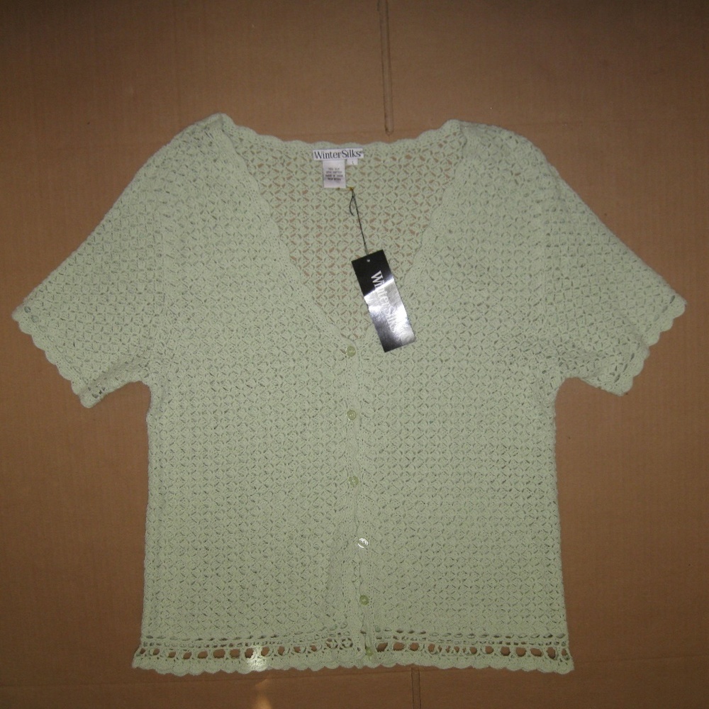 WinterSilks Woman Top NEW!    Green   Large